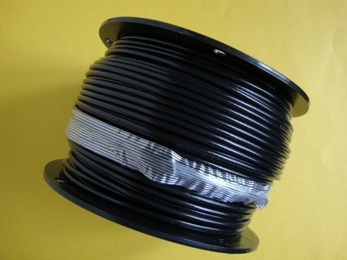 Black vinyl coated wire - black,